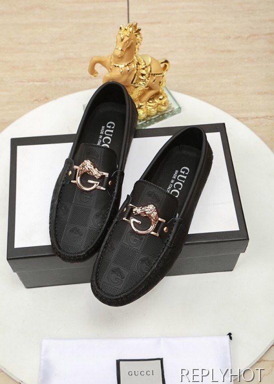 Gucci 2020 Mens Leather Loafer