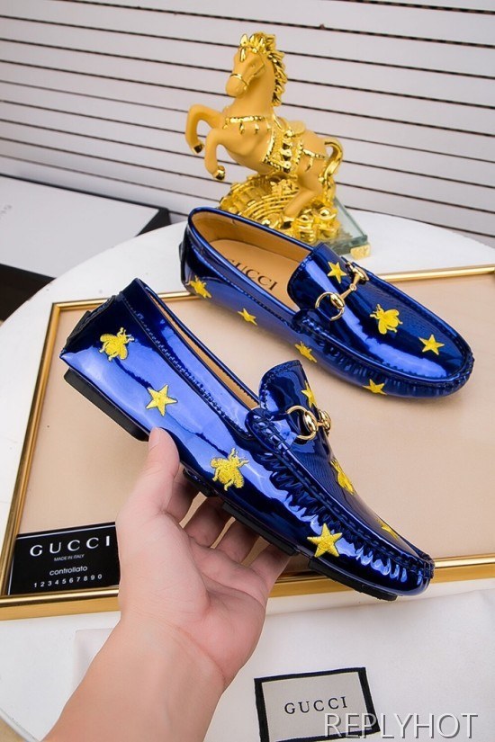 Gucci 2020 Mens Leather Loafer