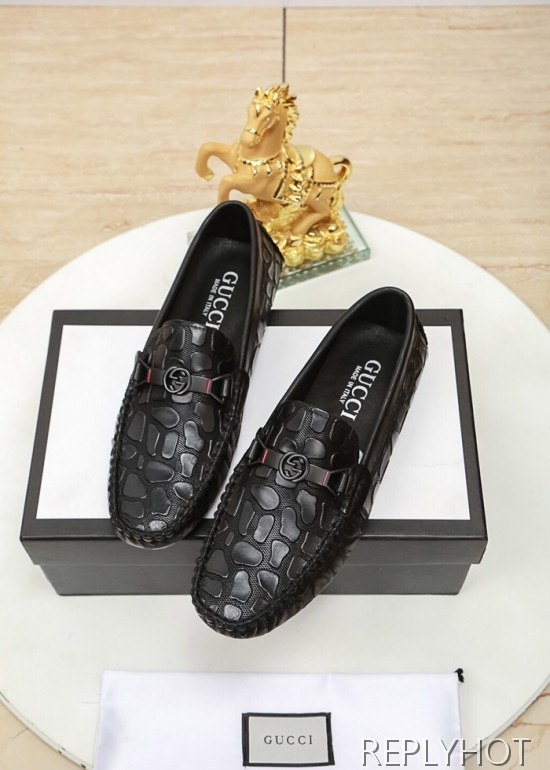 Gucci 2020 Mens Leather Loafer