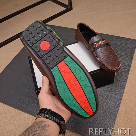 Gucci 2020 Mens Leather Loafer