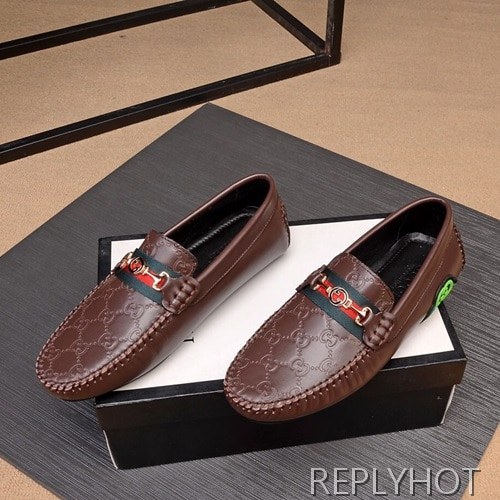 Gucci 2020 Mens Leather Loafer
