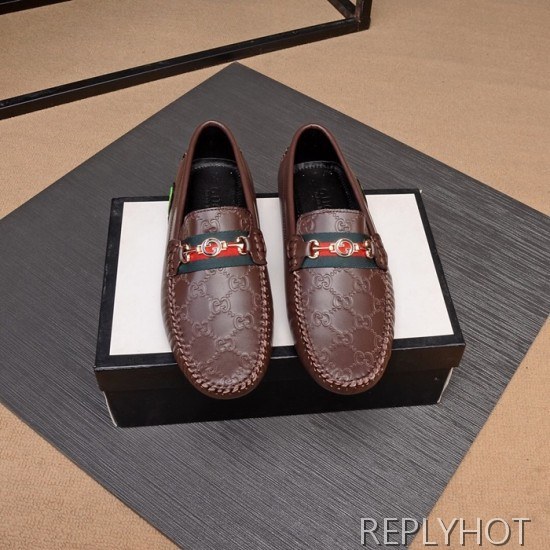 Gucci 2020 Mens Leather Loafer