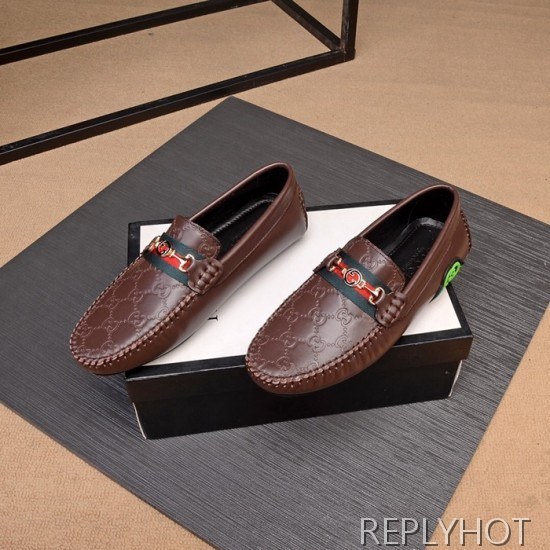 Gucci 2020 Mens Leather Loafer