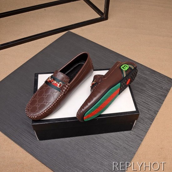 Gucci 2020 Mens Leather Loafer