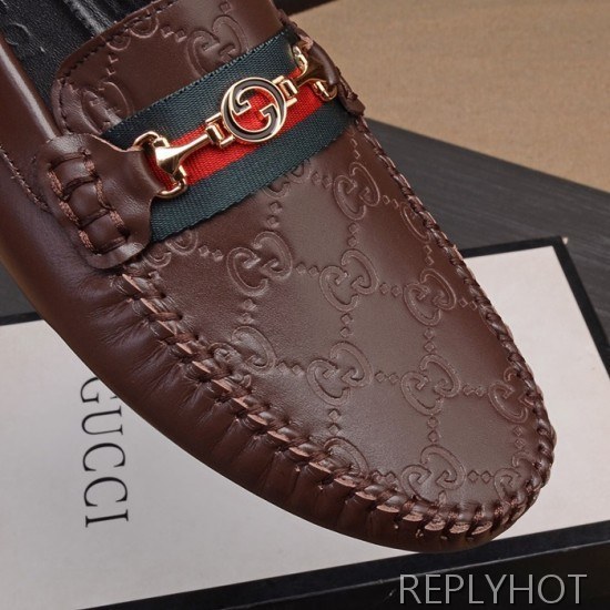 Gucci 2020 Mens Leather Loafer