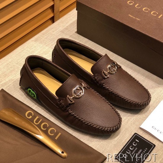 Gucci 2020 Mens Leather Loafer