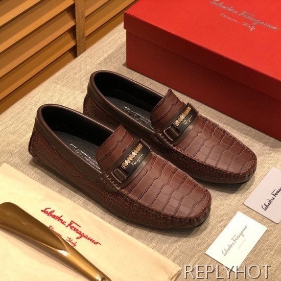 Ferragamo  2020 Mens Leather Loafer