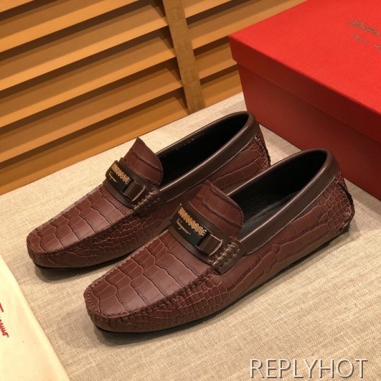 Ferragamo  2020 Mens Leather Loafer