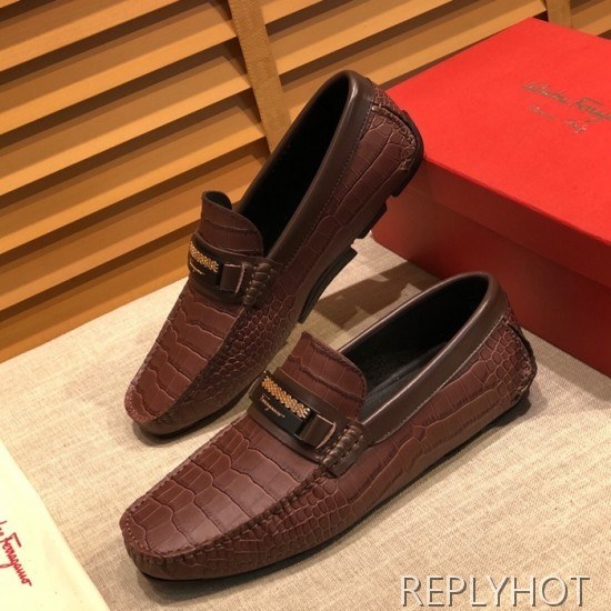 Ferragamo  2020 Mens Leather Loafer