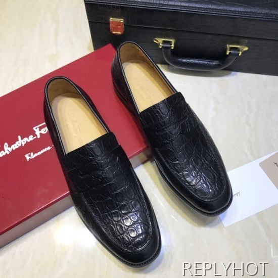 Ferragamo  2020 Mens Leather Loafer