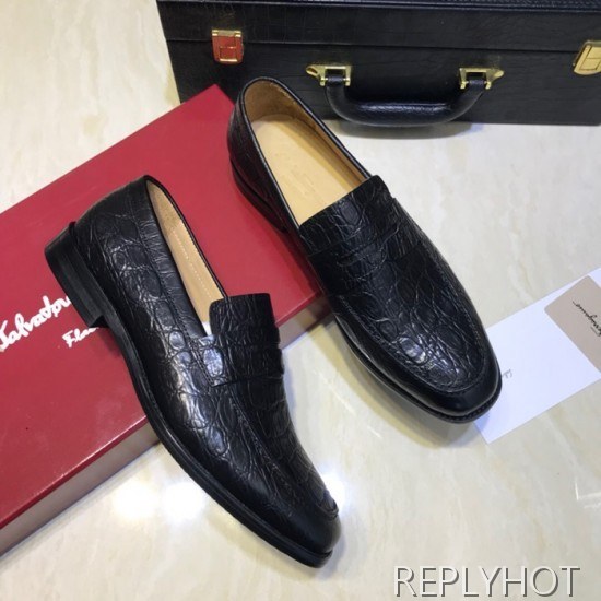 Ferragamo  2020 Mens Leather Loafer