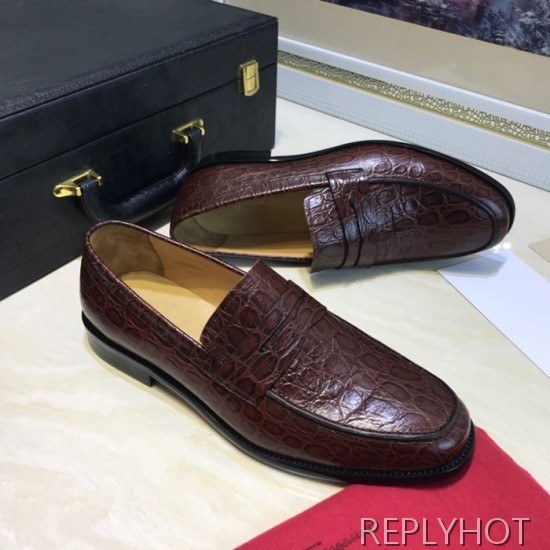 Ferragamo 2020 Mens Leather Loafer