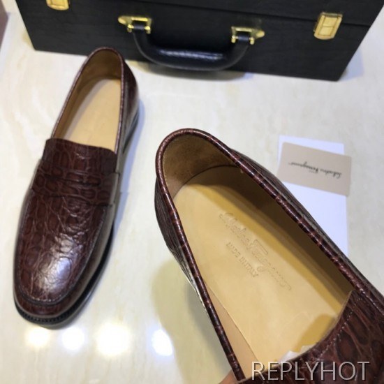 Ferragamo 2020 Mens Leather Loafer