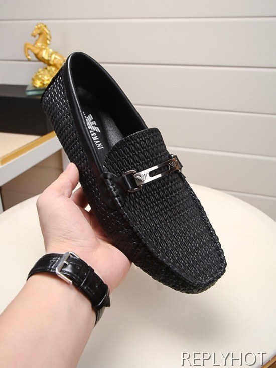 Armani 2020 Mens Leather Loafer