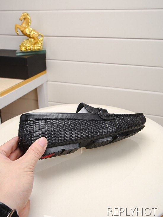 Armani 2020 Mens Leather Loafer