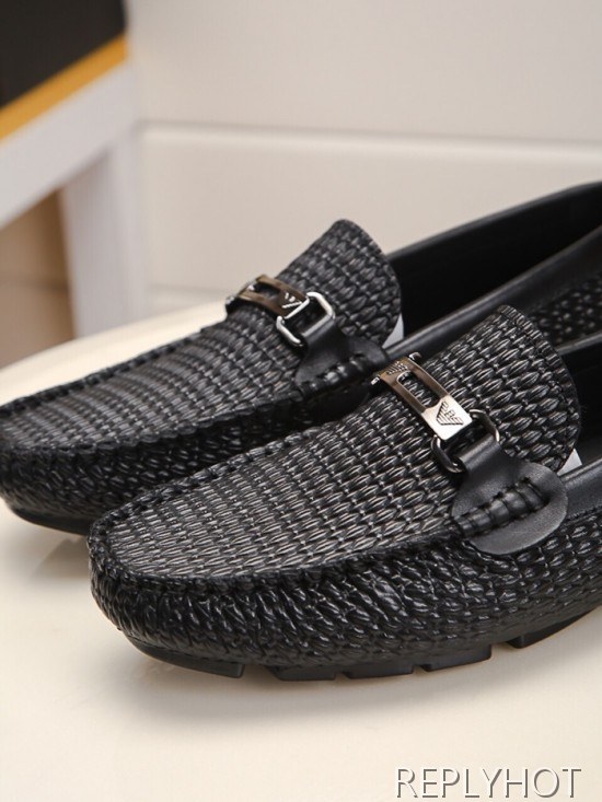 Armani 2020 Mens Leather Loafer