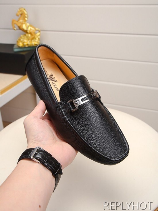 Armani 2020 Mens Leather Loafer
