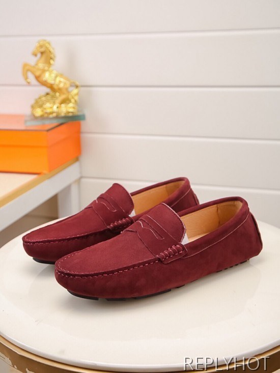 Hermes 2020 Mens Leather Loafer