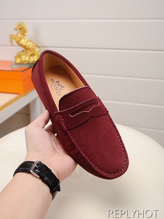Hermes 2020 Mens Leather Loafer