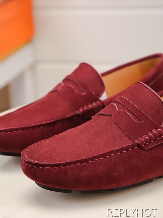 Hermes 2020 Mens Leather Loafer