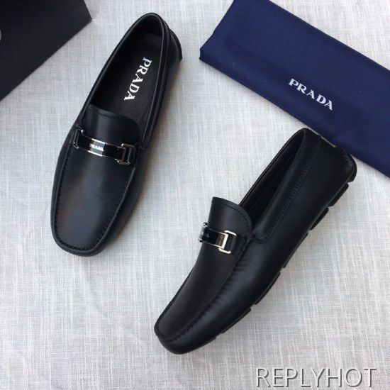 Prada 2020 Mens Leather Loafer