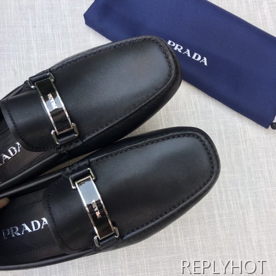 Prada 2020 Mens Leather Loafer