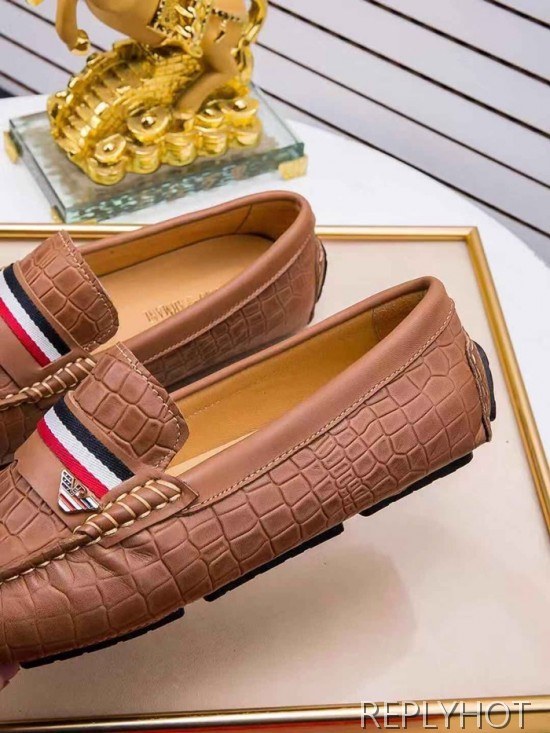 Armani 2020 Mens Leather Loafer