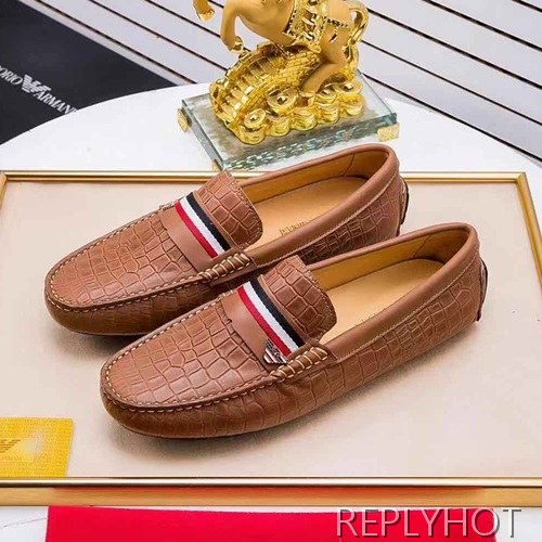 Armani 2020 Mens Leather Loafer