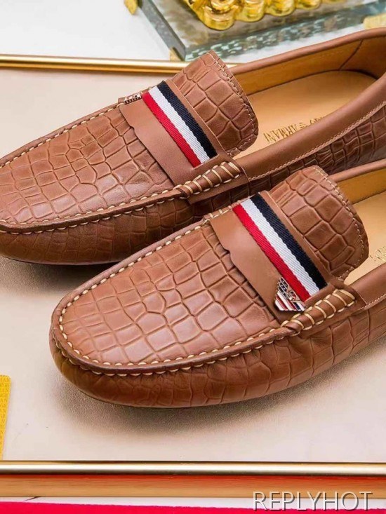 Armani 2020 Mens Leather Loafer