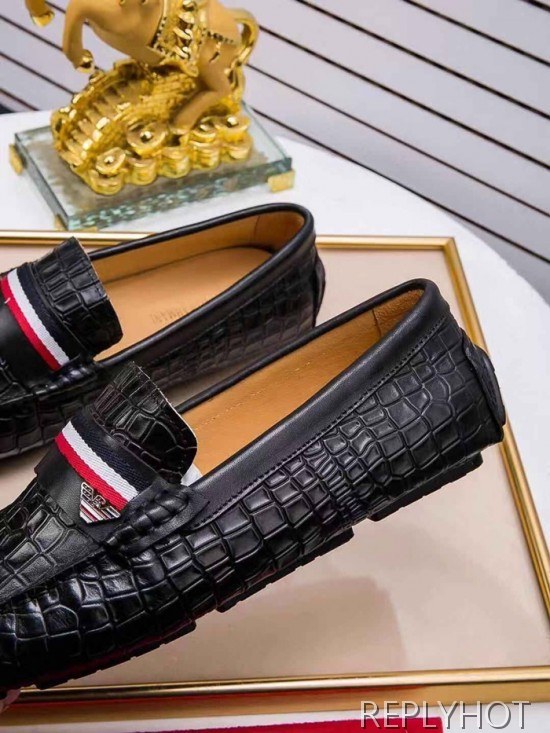 Armani 2020 Mens Leather Loafer