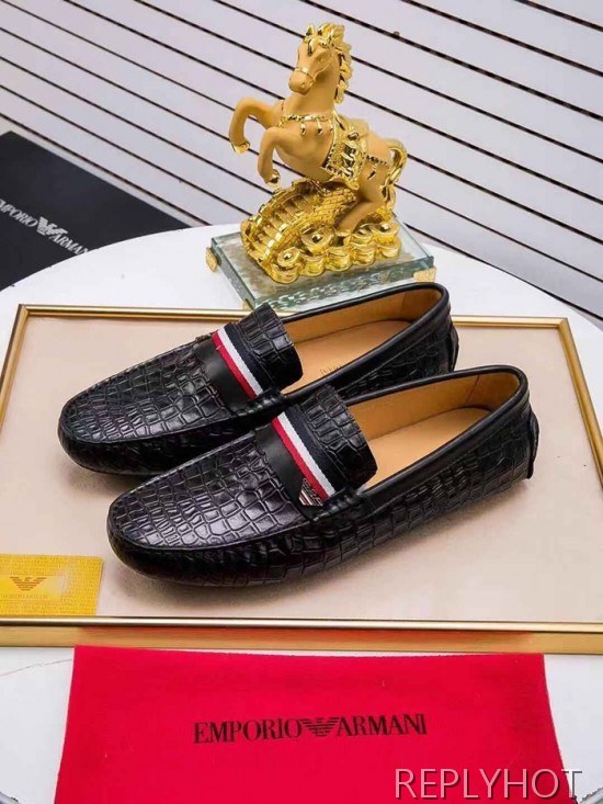 Armani 2020 Mens Leather Loafer