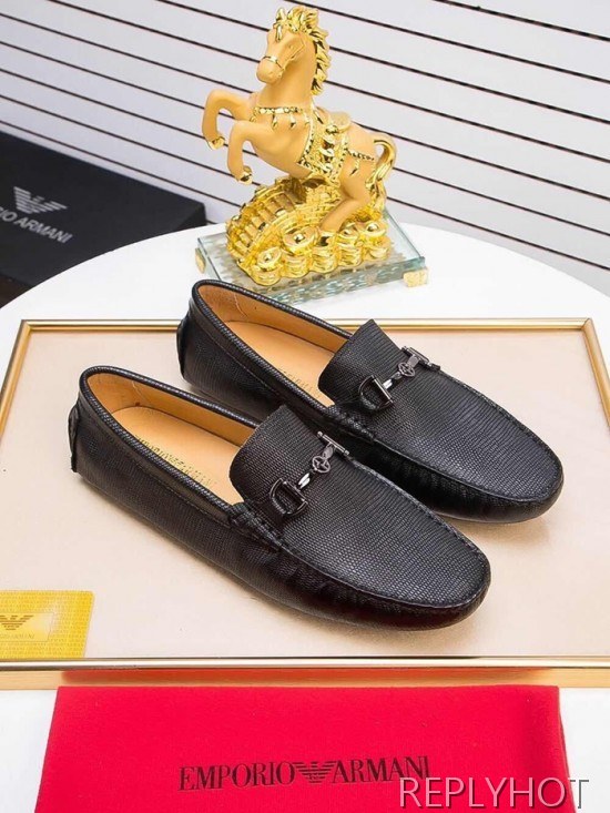 Armani 2020 Mens Leather Loafer