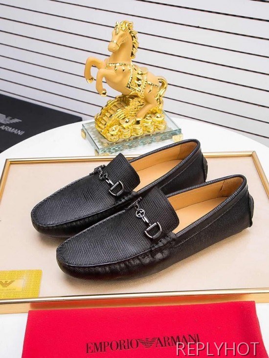 Armani 2020 Mens Leather Loafer