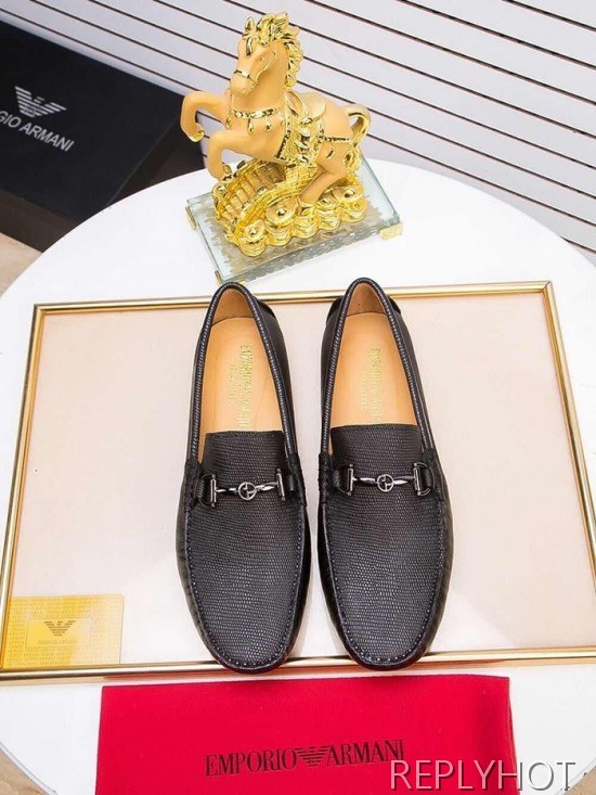 Armani 2020 Mens Leather Loafer