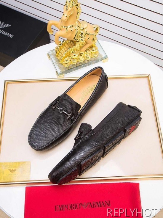 Armani 2020 Mens Leather Loafer