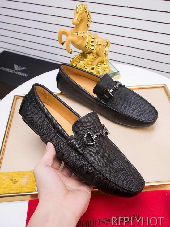 Armani 2020 Mens Leather Loafer