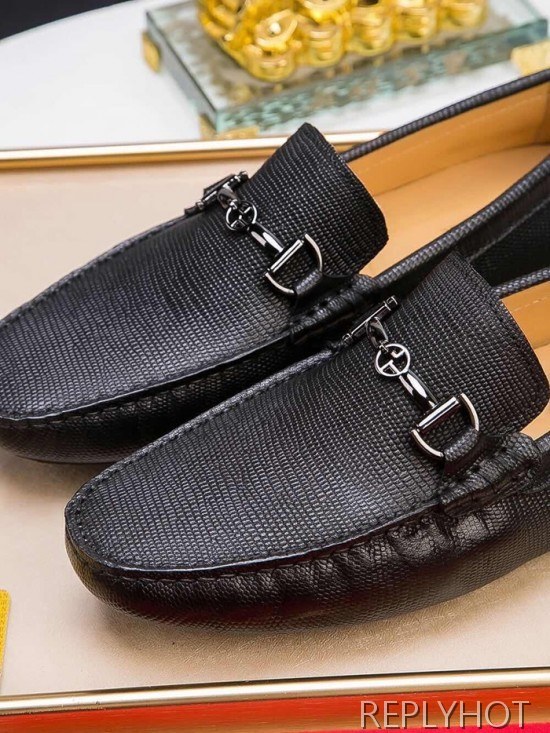 Armani 2020 Mens Leather Loafer