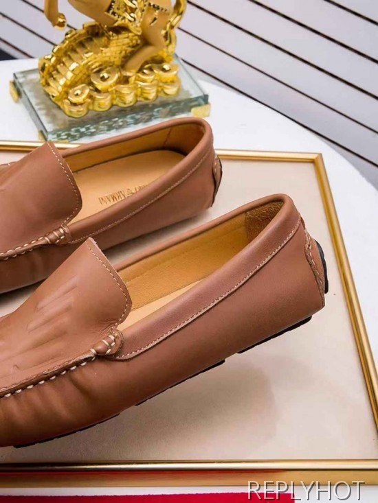 Armani 2020 Mens Leather Loafer