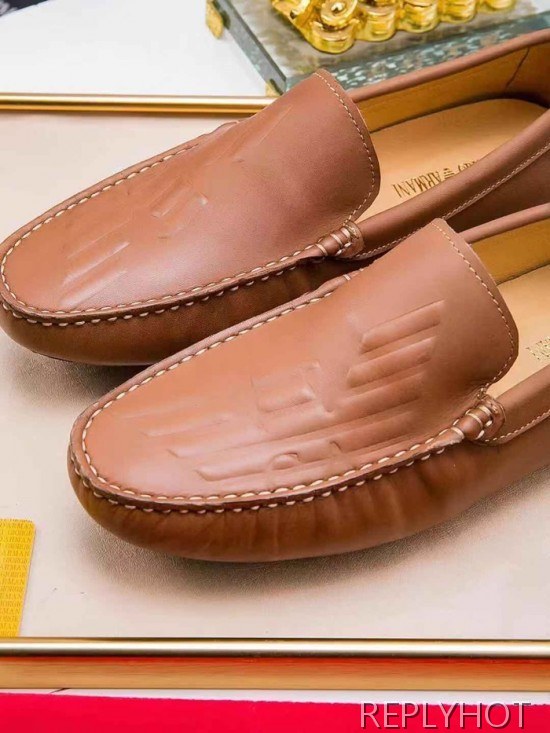 Armani 2020 Mens Leather Loafer