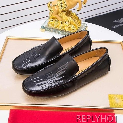 Armani 2020 Mens Leather Loafer