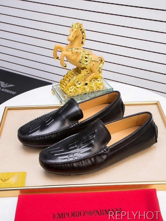 Armani 2020 Mens Leather Loafer