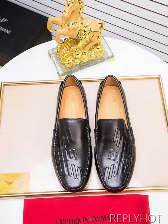 Armani 2020 Mens Leather Loafer