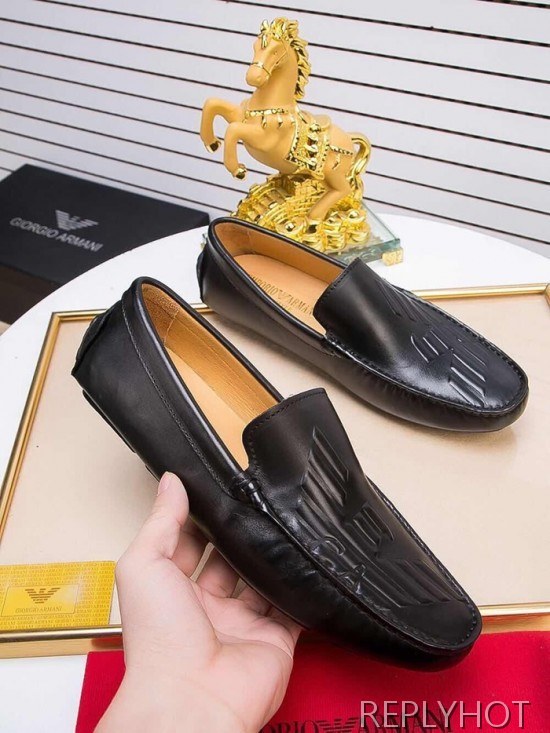 Armani 2020 Mens Leather Loafer