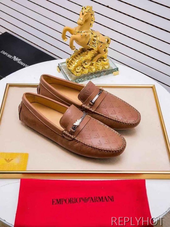 Armani 2020 Mens Leather Loafer