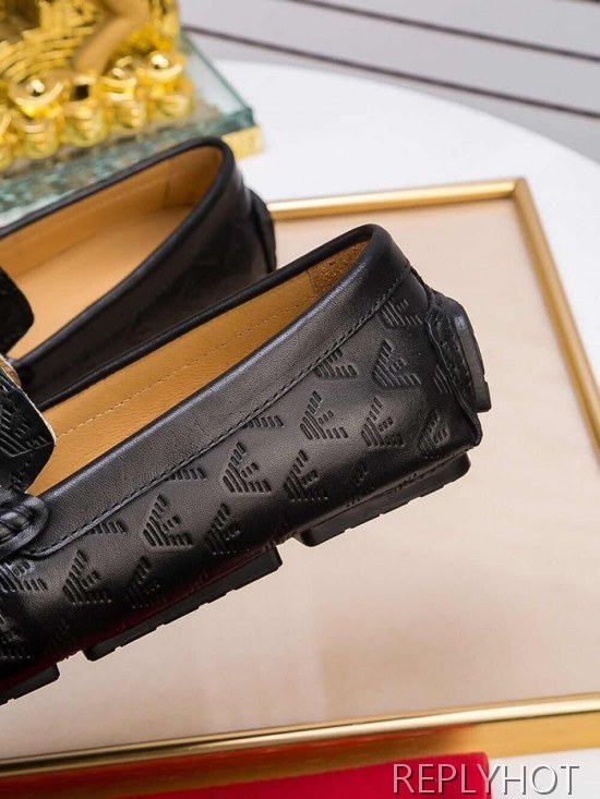 Armani 2020 Mens Leather Loafer