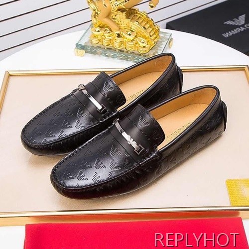 Armani 2020 Mens Leather Loafer
