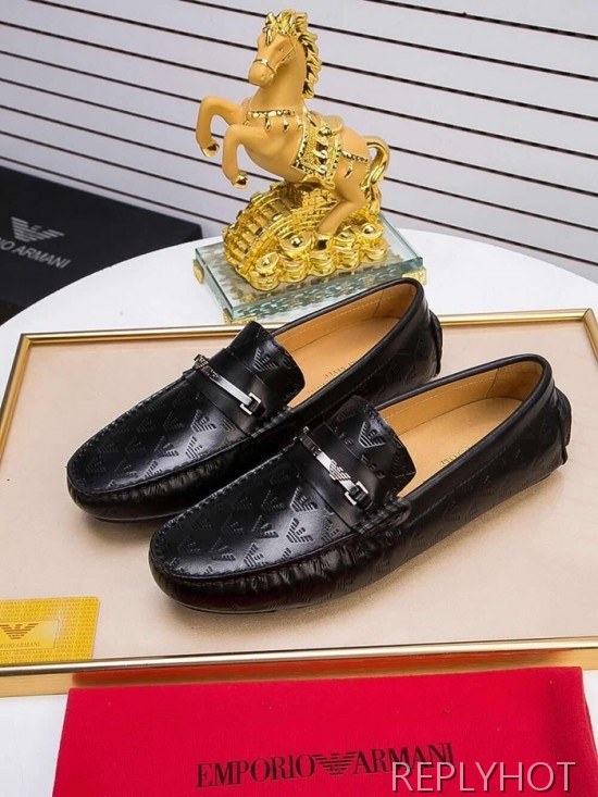 Armani 2020 Mens Leather Loafer