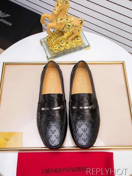 Armani 2020 Mens Leather Loafer