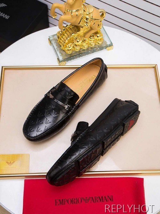 Armani 2020 Mens Leather Loafer
