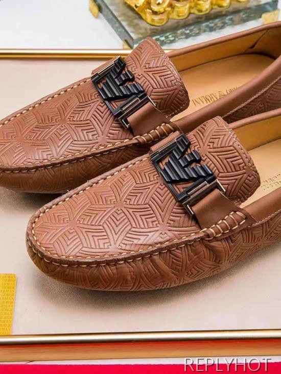 Armani 2020 Mens Leather Loafer
